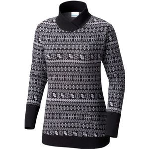 Columbia Black and Gray Nordic Inspired Holly-Peak Sweater  | 1X